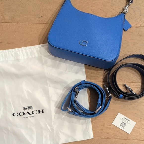 Coach Handbags - Coach Vibrant Blue Shoulder Bag